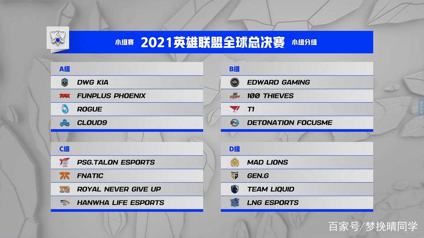 2021年S11小组赛时间公布速看完整赛程表出炉